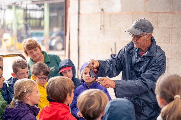 LEAF farm school visit