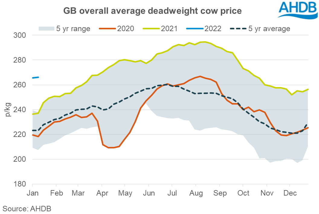 Deadweight prime cattle prices ease | AHDB