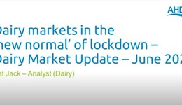Dairy market update: June 2020