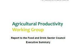 Major report highlights future opportunities in Agriculture
