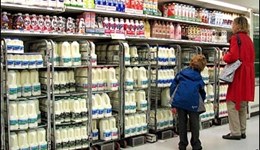 Milk price changes