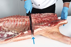 Loin and Chump – rind on Meat Cut Spec Step 1