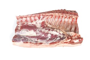 Belly – bone-in, rind on Meat Cut Spec Step 3
