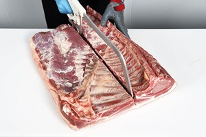 Loin – bone-in, rindless, excl. fillet Meat Cut Spec Step 5