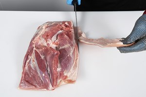 Mini Leg Joint with Crackling – boneless Meat Cut Spec Step 14