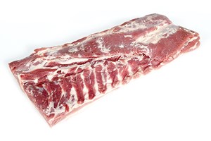 Thin Cut Belly Rashers – rindless (5–7 mm thick) Meat Cut Spec Step 1