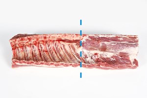 Chops – rib section of the loin Meat Cut Spec Step 2