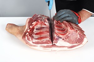 Boston Butt Joint (Neck End) – boneless and rindless Meat Cut Spec Step 2