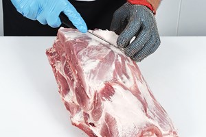 Boston Butt Joint (Neck End) – boneless and rindless Meat Cut Spec Step 6