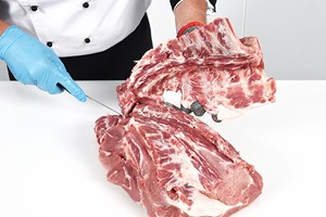 Boston Butt Joint (Neck End) – boneless and rindless Meat Cut Spec Step 7