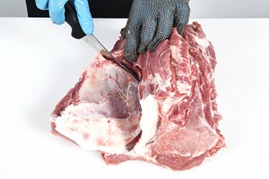 Boston Butt Joint (Neck End) – boneless and rindless Meat Cut Spec Step 8