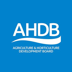 Logo of Agriculture and Horticulture Development Board. 